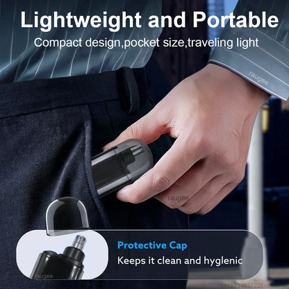 Men’s Electric Nose Hair Trimmer | USB Rechargeable & Gentle