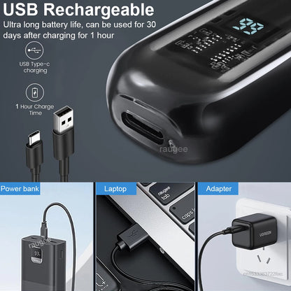 Men’s Electric Nose Hair Trimmer | USB Rechargeable & Gentle