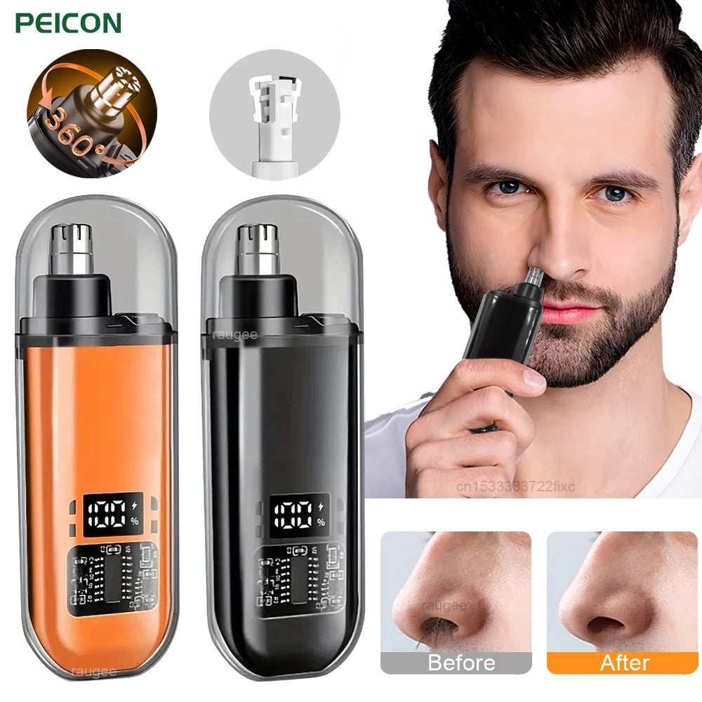 Men’s Electric Nose Hair Trimmer | USB Rechargeable & Gentle