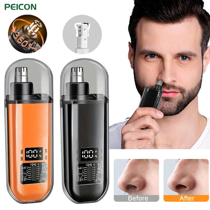 Men’s Electric Nose Hair Trimmer | USB Rechargeable & Gentle